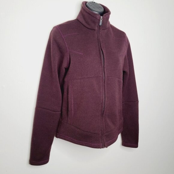 Columbia Titanium Maroon Fleece Jacket - Picture 2 of 6